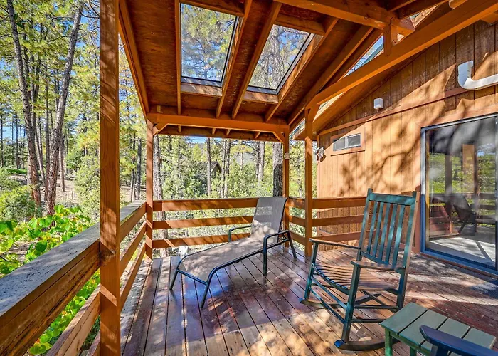 Furnished Deck + Forest Views: Retreat!